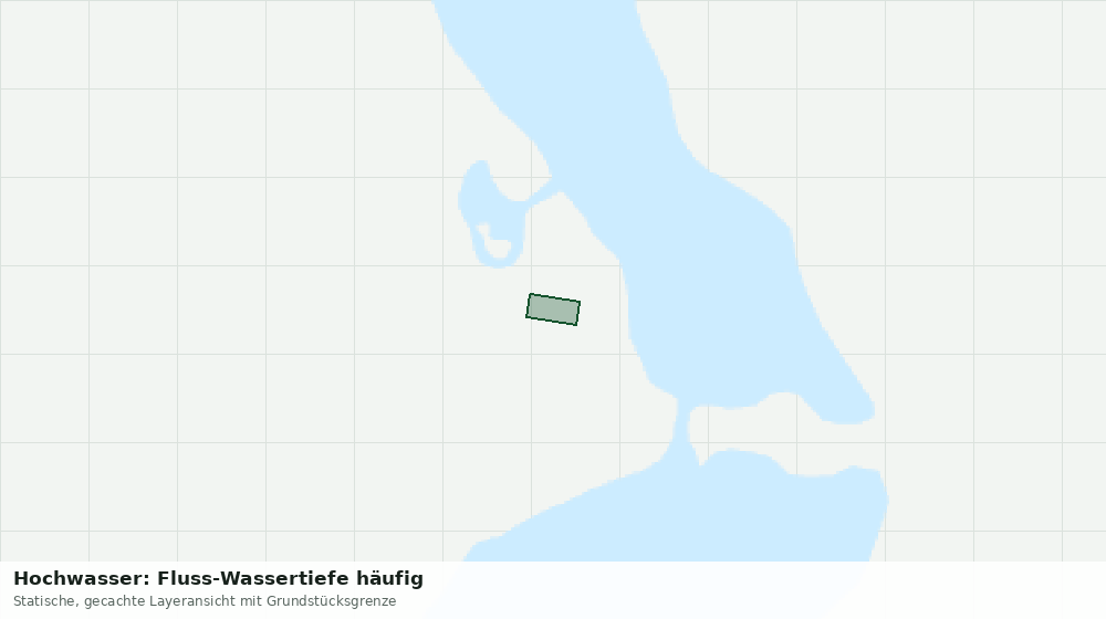 Statische Kartenansicht: Hochwasser: Fluss-Wassertiefe häufig