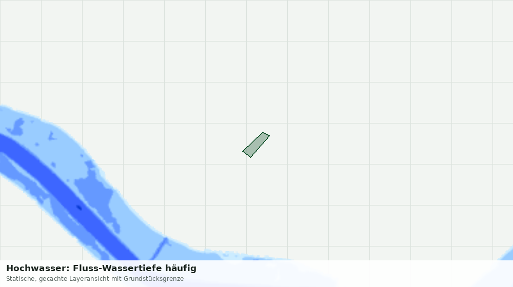 Statische Kartenansicht: Hochwasser: Fluss-Wassertiefe häufig