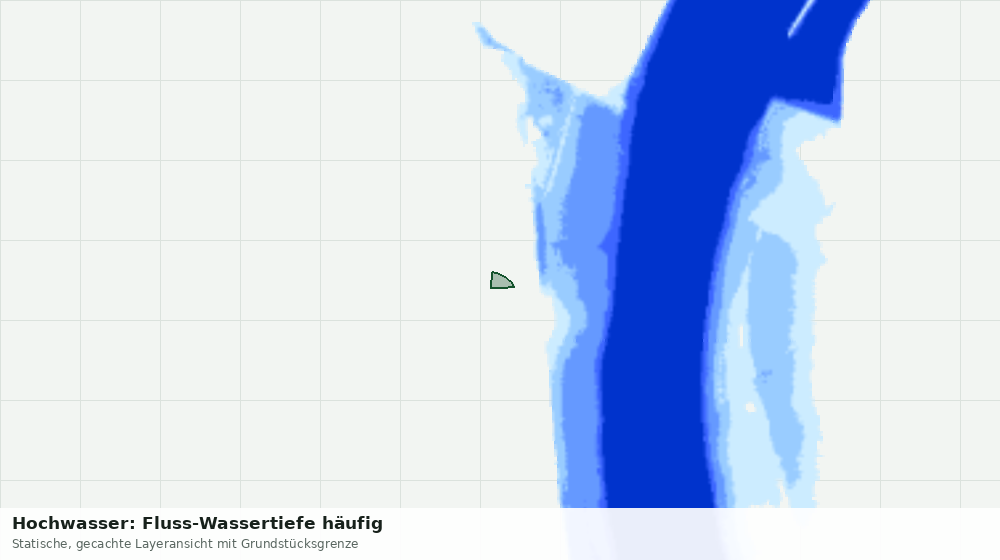 Statische Kartenansicht: Hochwasser: Fluss-Wassertiefe häufig