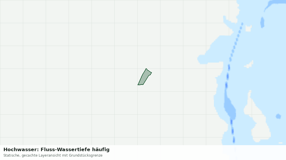 Statische Kartenansicht: Hochwasser: Fluss-Wassertiefe häufig