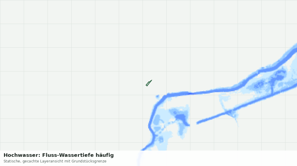 Statische Kartenansicht: Hochwasser: Fluss-Wassertiefe häufig