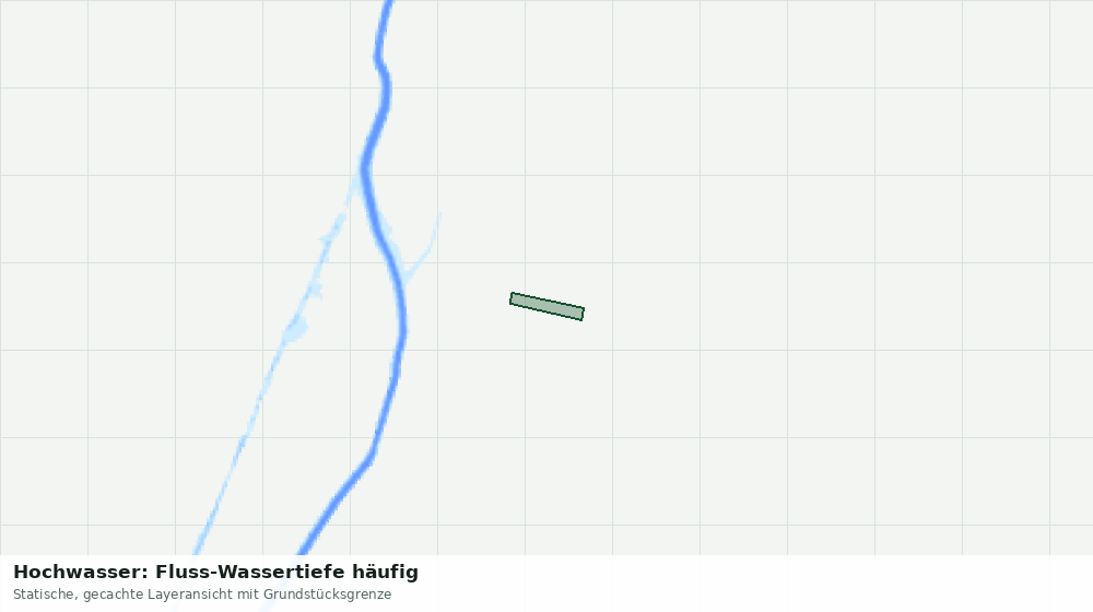 Statische Kartenansicht: Hochwasser: Fluss-Wassertiefe häufig
