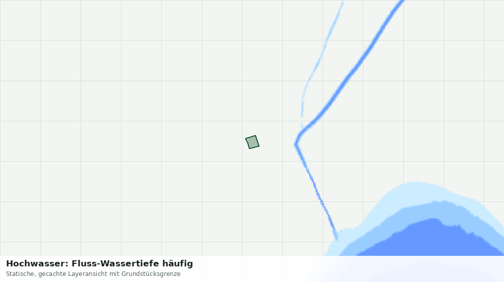 Statische Kartenansicht: Hochwasser: Fluss-Wassertiefe häufig