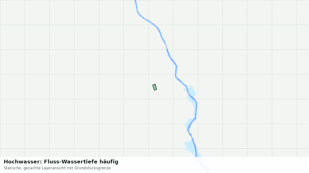 Statische Kartenansicht: Hochwasser: Fluss-Wassertiefe häufig