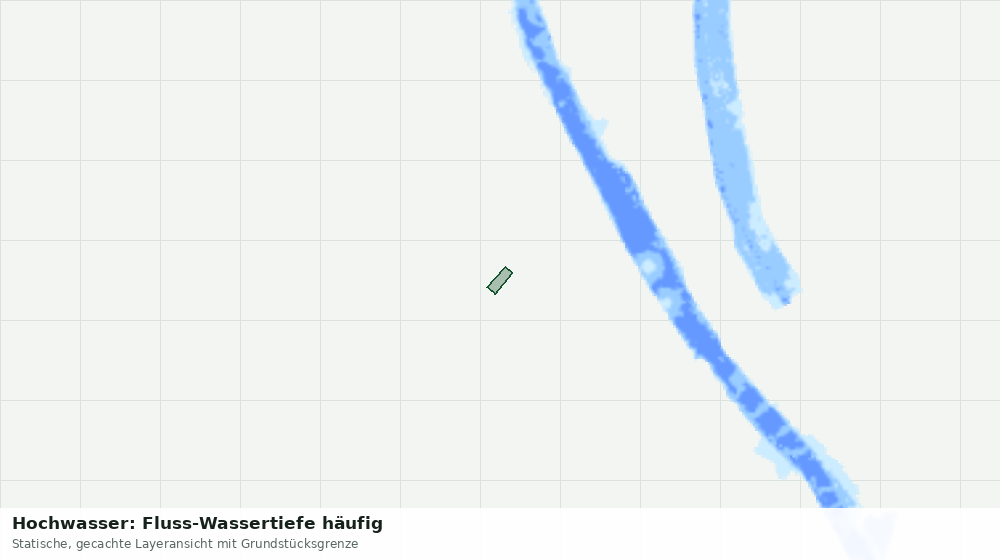 Statische Kartenansicht: Hochwasser: Fluss-Wassertiefe häufig