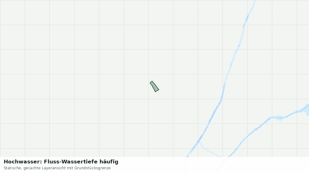 Statische Kartenansicht: Hochwasser: Fluss-Wassertiefe häufig