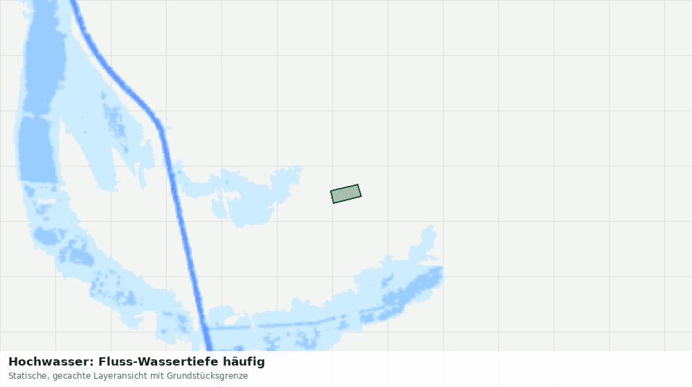Statische Kartenansicht: Hochwasser: Fluss-Wassertiefe häufig