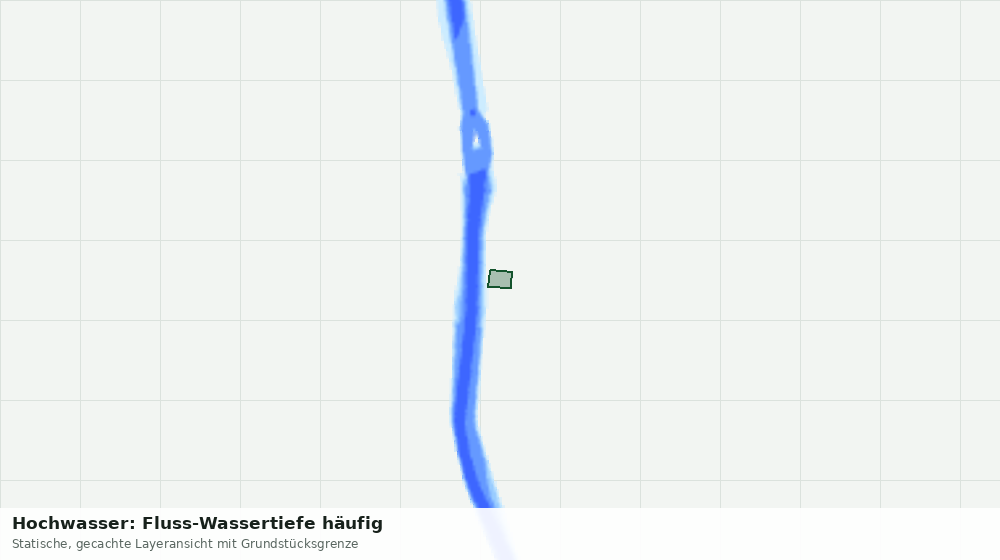 Statische Kartenansicht: Hochwasser: Fluss-Wassertiefe häufig