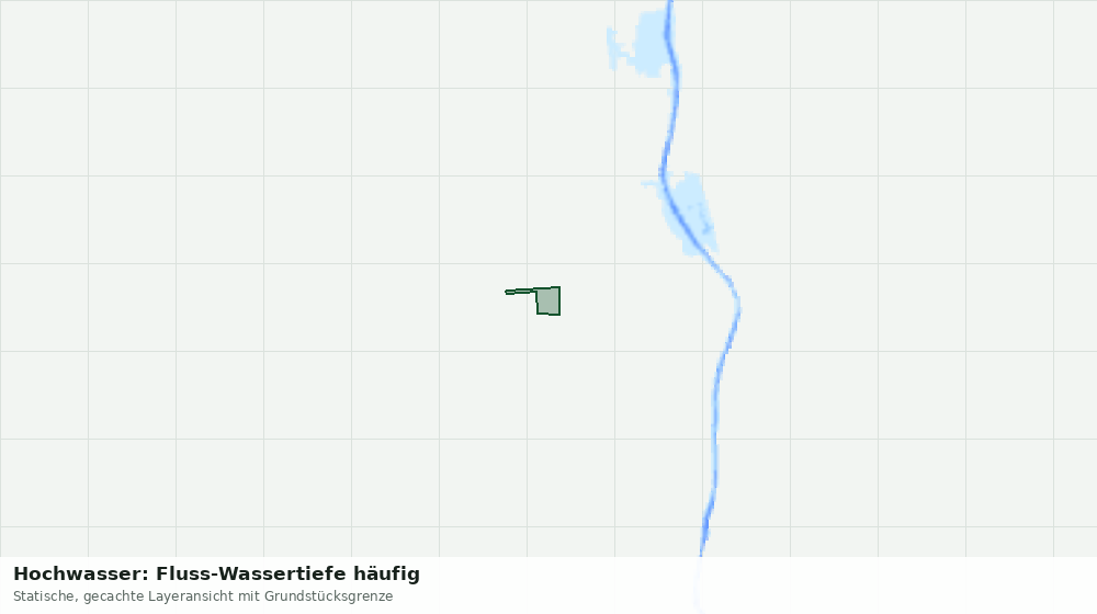 Statische Kartenansicht: Hochwasser: Fluss-Wassertiefe häufig