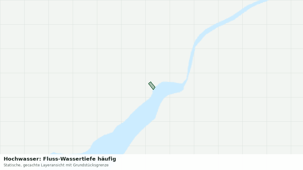 Statische Kartenansicht: Hochwasser: Fluss-Wassertiefe häufig