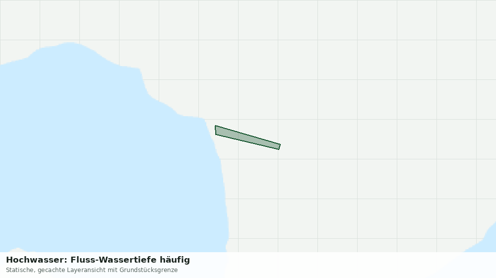 Statische Kartenansicht: Hochwasser: Fluss-Wassertiefe häufig