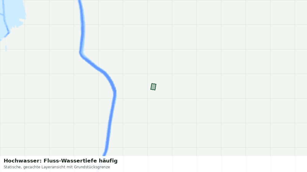 Statische Kartenansicht: Hochwasser: Fluss-Wassertiefe häufig