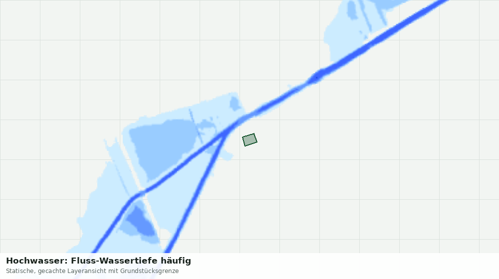 Statische Kartenansicht: Hochwasser: Fluss-Wassertiefe häufig
