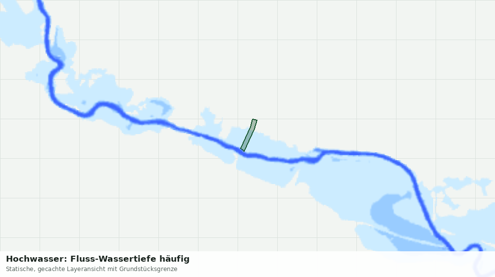 Statische Kartenansicht: Hochwasser: Fluss-Wassertiefe häufig