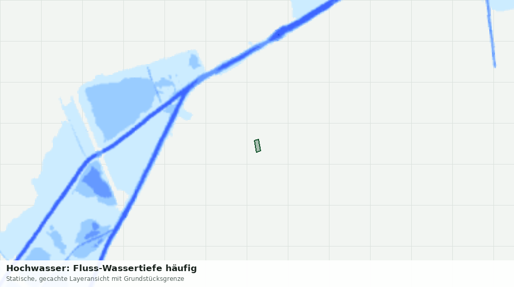 Statische Kartenansicht: Hochwasser: Fluss-Wassertiefe häufig