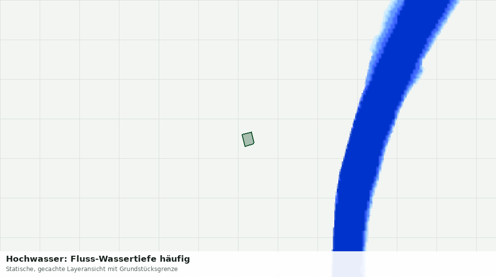 Statische Kartenansicht: Hochwasser: Fluss-Wassertiefe häufig