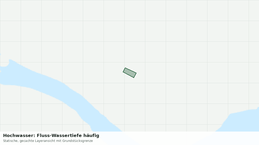 Statische Kartenansicht: Hochwasser: Fluss-Wassertiefe häufig
