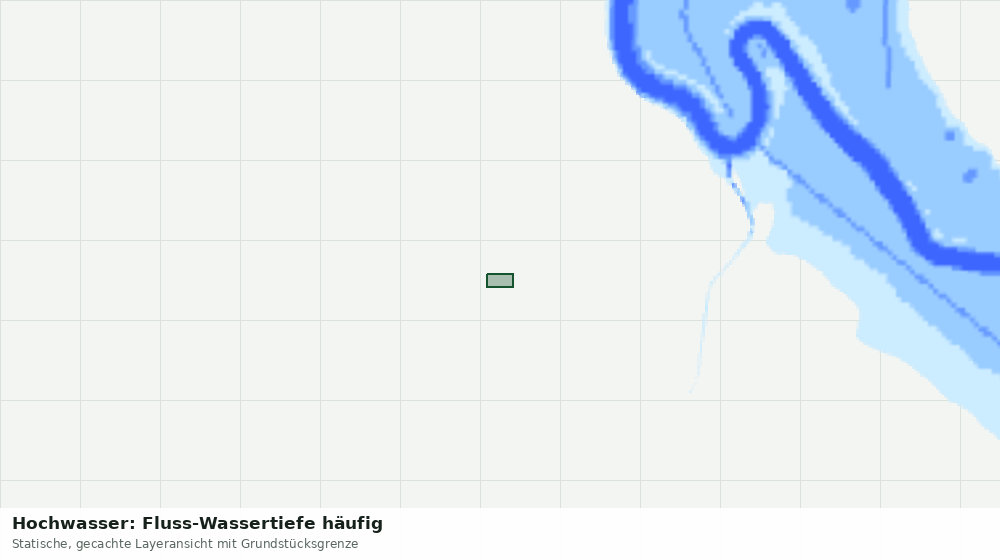 Statische Kartenansicht: Hochwasser: Fluss-Wassertiefe häufig