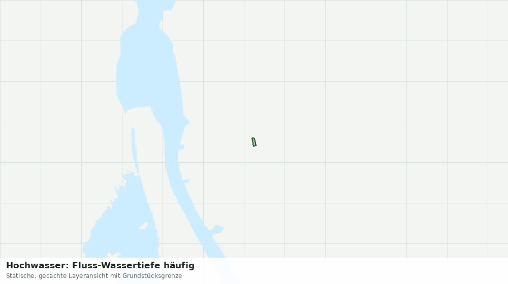 Statische Kartenansicht: Hochwasser: Fluss-Wassertiefe häufig