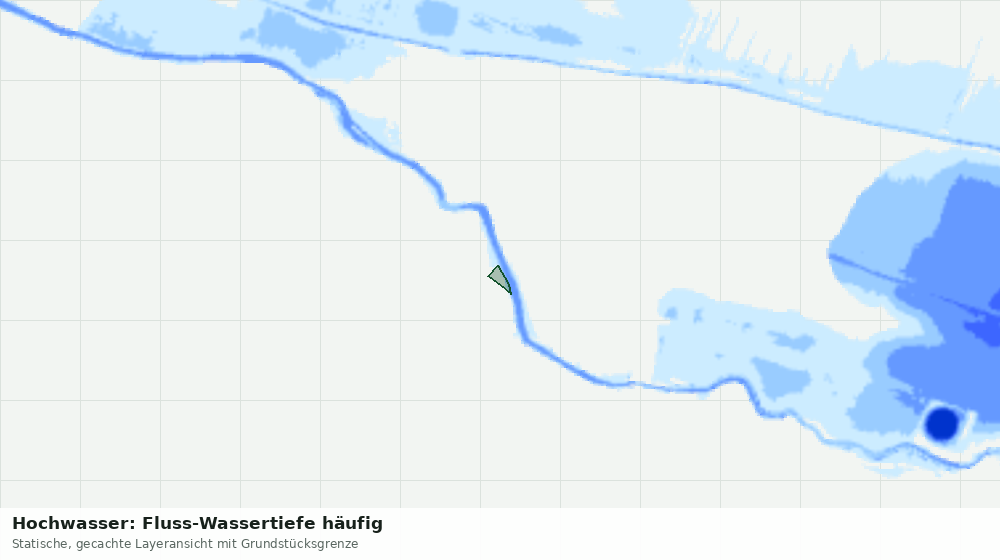 Statische Kartenansicht: Hochwasser: Fluss-Wassertiefe häufig