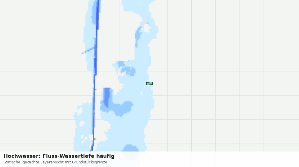 Statische Kartenansicht: Hochwasser: Fluss-Wassertiefe häufig