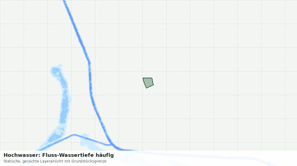 Statische Kartenansicht: Hochwasser: Fluss-Wassertiefe häufig