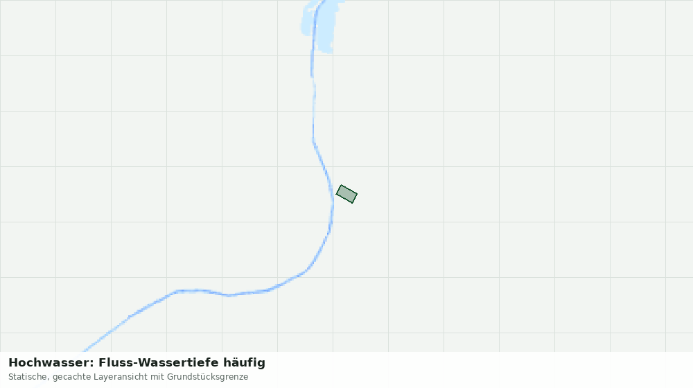 Statische Kartenansicht: Hochwasser: Fluss-Wassertiefe häufig