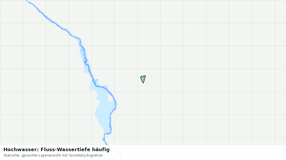 Statische Kartenansicht: Hochwasser: Fluss-Wassertiefe häufig