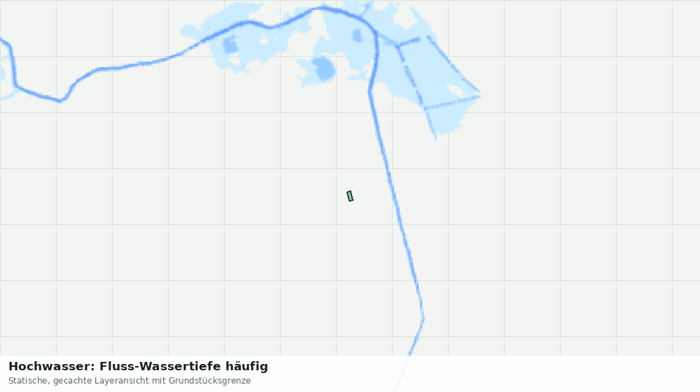 Statische Kartenansicht: Hochwasser: Fluss-Wassertiefe häufig