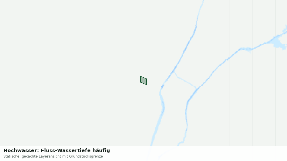 Statische Kartenansicht: Hochwasser: Fluss-Wassertiefe häufig