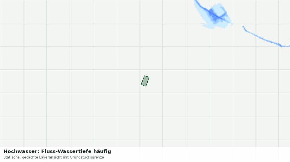 Statische Kartenansicht: Hochwasser: Fluss-Wassertiefe häufig