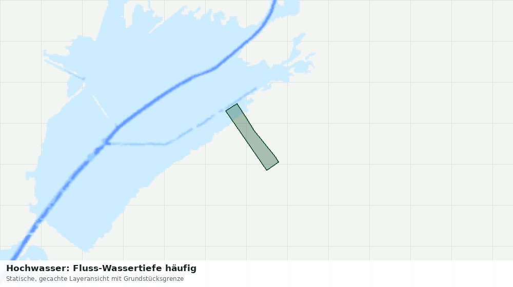 Statische Kartenansicht: Hochwasser: Fluss-Wassertiefe häufig