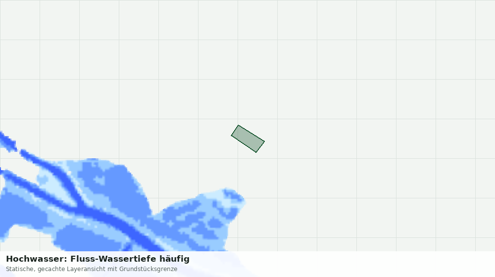 Statische Kartenansicht: Hochwasser: Fluss-Wassertiefe häufig