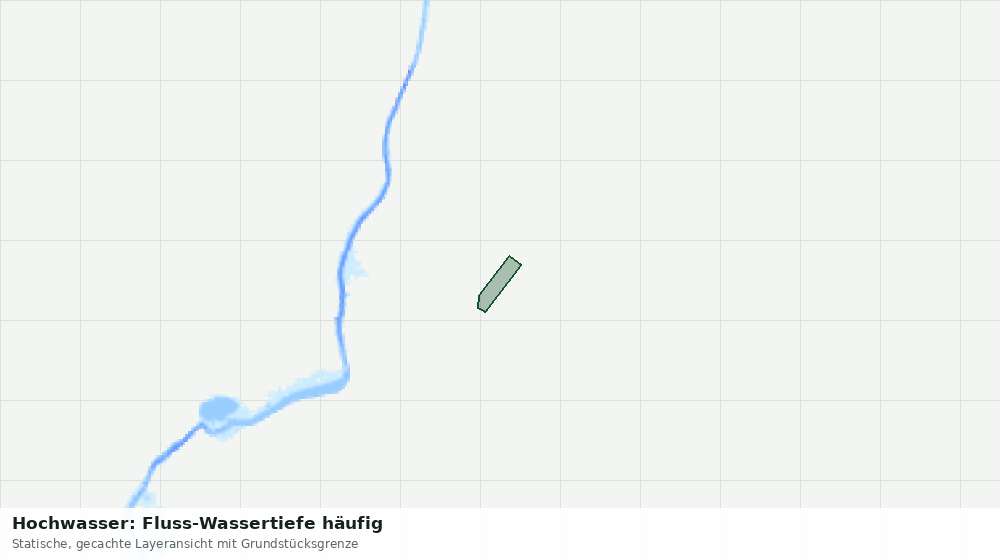 Statische Kartenansicht: Hochwasser: Fluss-Wassertiefe häufig