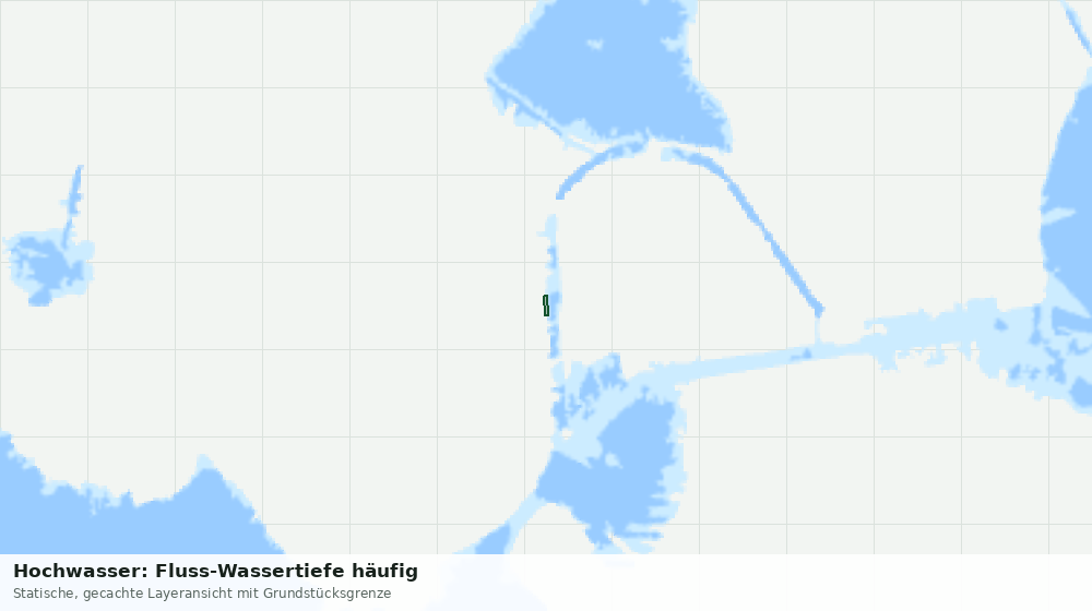Statische Kartenansicht: Hochwasser: Fluss-Wassertiefe häufig
