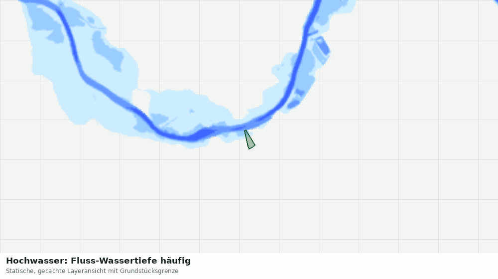 Statische Kartenansicht: Hochwasser: Fluss-Wassertiefe häufig