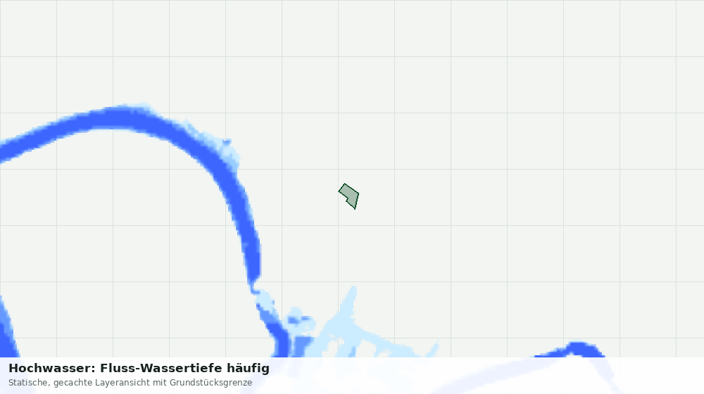 Statische Kartenansicht: Hochwasser: Fluss-Wassertiefe häufig