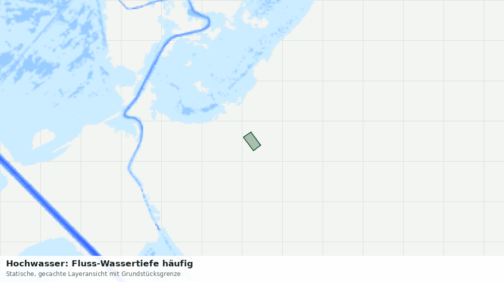 Statische Kartenansicht: Hochwasser: Fluss-Wassertiefe häufig