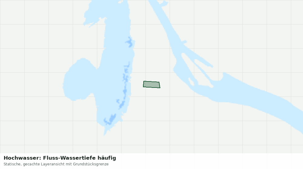 Statische Kartenansicht: Hochwasser: Fluss-Wassertiefe häufig