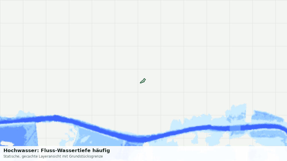 Statische Kartenansicht: Hochwasser: Fluss-Wassertiefe häufig