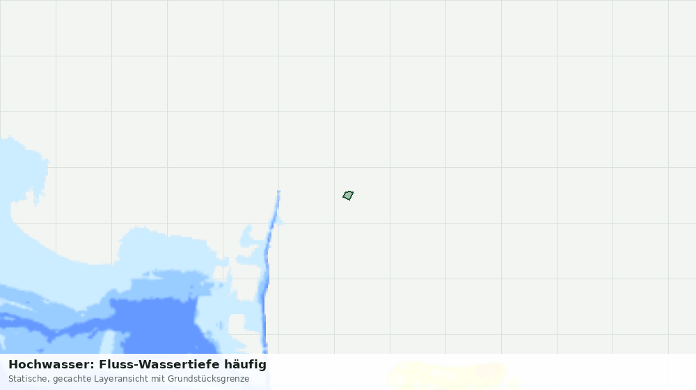 Statische Kartenansicht: Hochwasser: Fluss-Wassertiefe häufig
