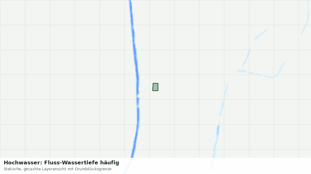 Statische Kartenansicht: Hochwasser: Fluss-Wassertiefe häufig