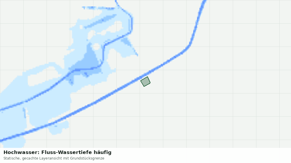 Statische Kartenansicht: Hochwasser: Fluss-Wassertiefe häufig