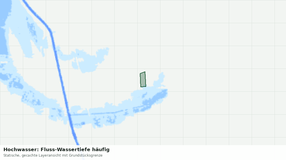 Statische Kartenansicht: Hochwasser: Fluss-Wassertiefe häufig