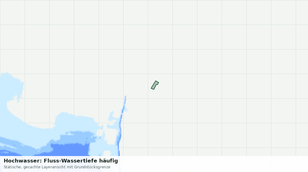 Statische Kartenansicht: Hochwasser: Fluss-Wassertiefe häufig