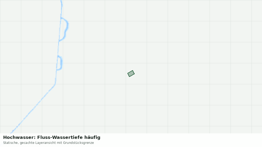 Statische Kartenansicht: Hochwasser: Fluss-Wassertiefe häufig