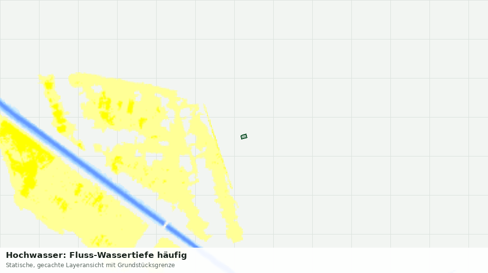 Statische Kartenansicht: Hochwasser: Fluss-Wassertiefe häufig