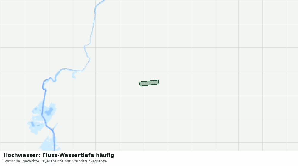 Statische Kartenansicht: Hochwasser: Fluss-Wassertiefe häufig