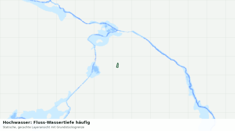 Statische Kartenansicht: Hochwasser: Fluss-Wassertiefe häufig