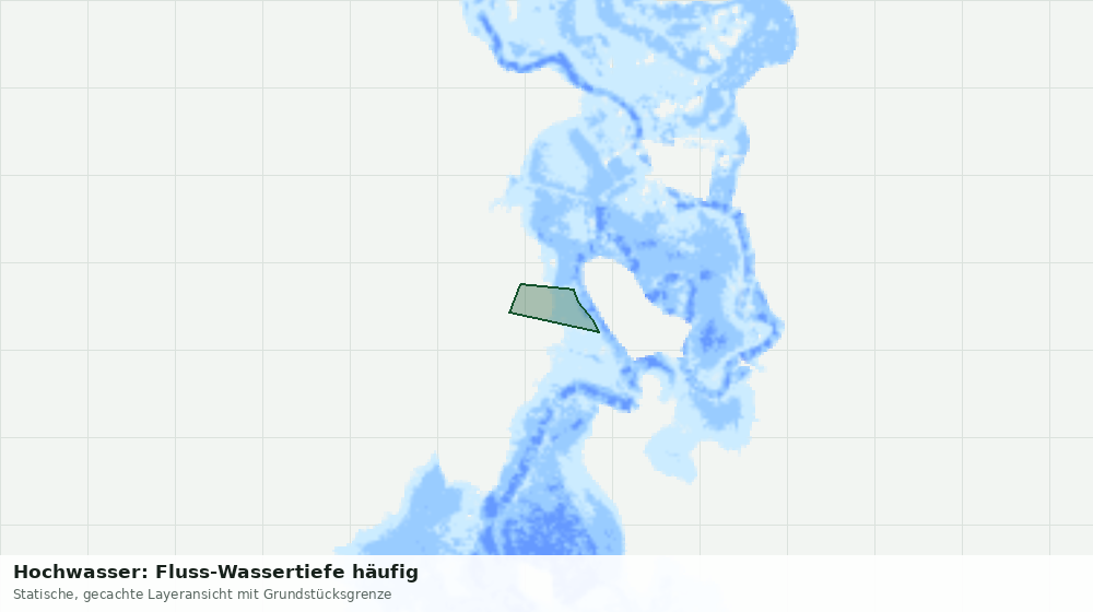 Statische Kartenansicht: Hochwasser: Fluss-Wassertiefe häufig